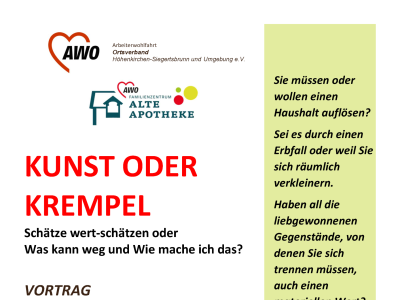 OV HöSi: Vortrag zu „Kunst oder Krempel?“