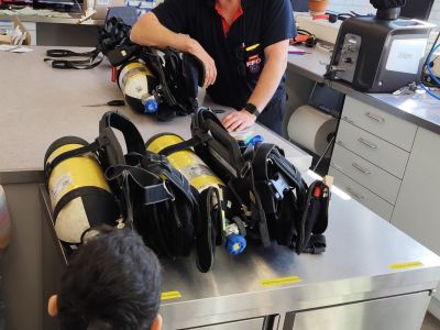 Kinderhaus Hand in Hand: Vorschulausflug zur Feuerwehr